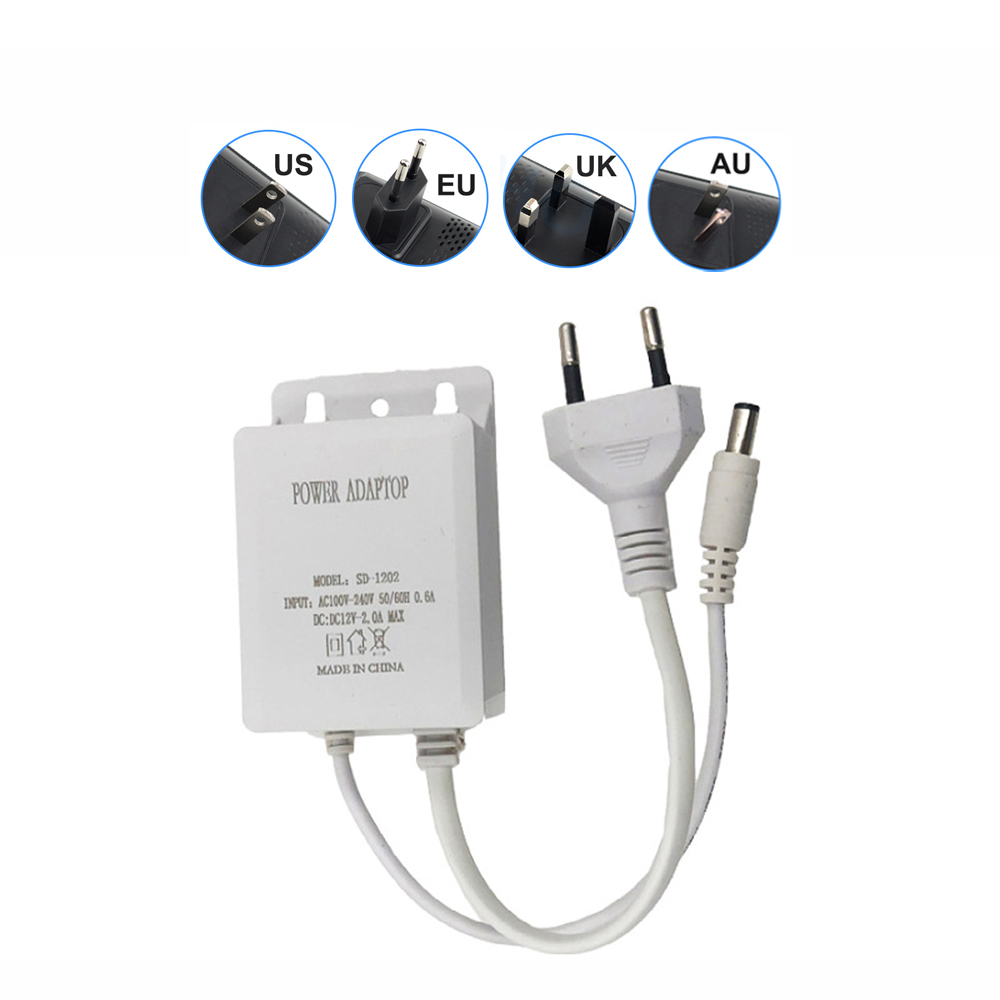Ac Outdoor Power - Chargeur adaptateur secteur étanche pour caméra