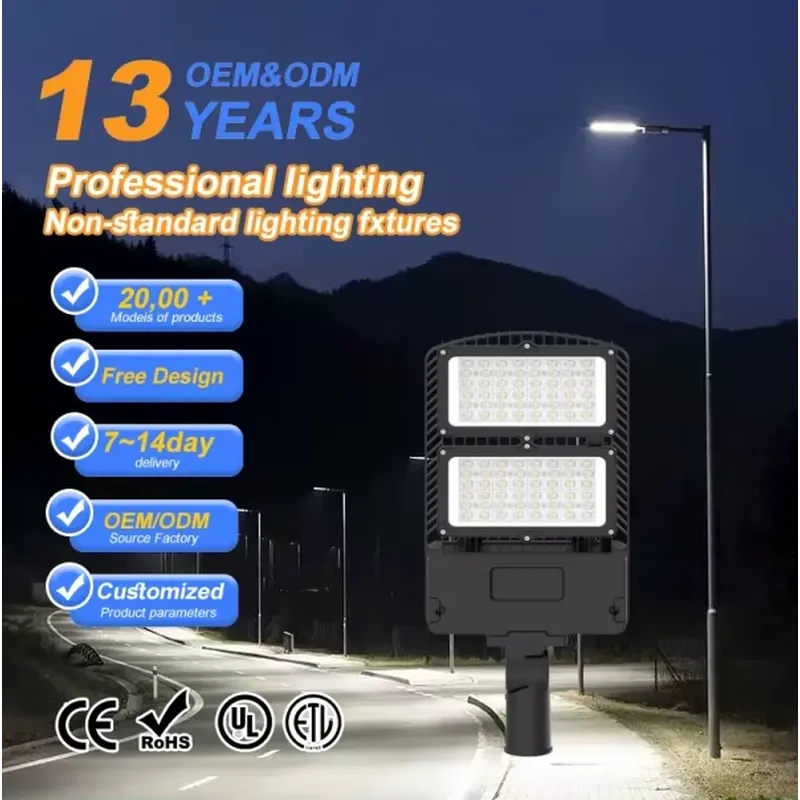 Ac Outdoor Power - Boîtier de lampadaire LED extérieur en