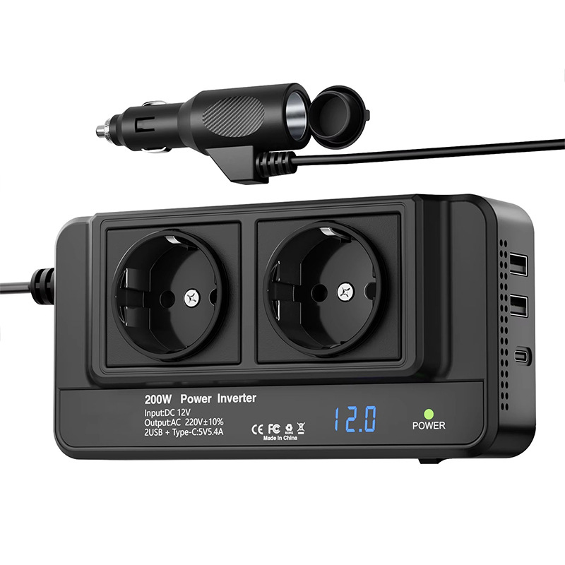 Outdoor Power Adapter Usb C - Convertisseur de puissance pour voiture 200W