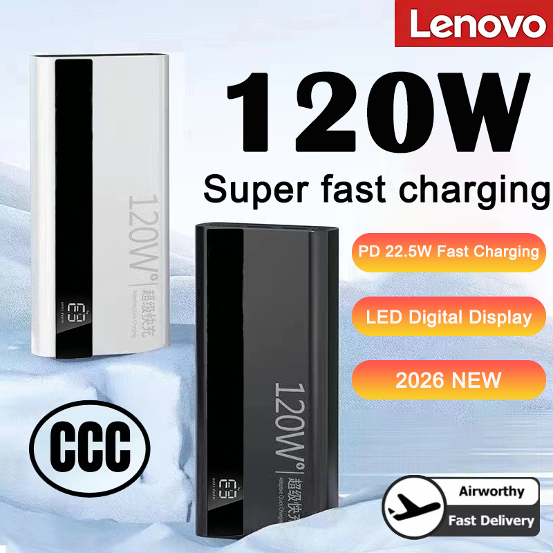 Outdoor Power Adapter Usb C - Batterie externe Lenovo 1000000mAh grande capacité,