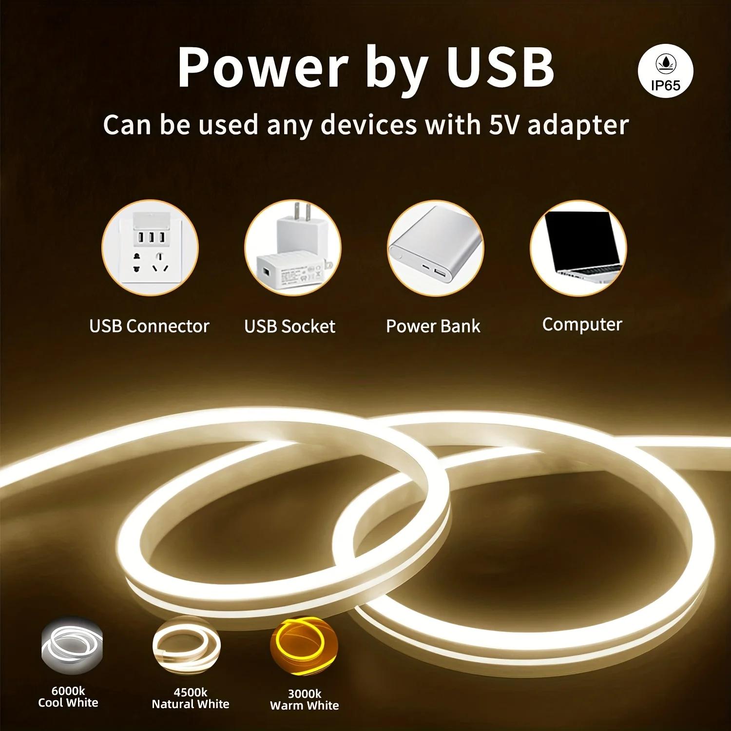 Bande lumineuse LED néon avec  - Outdoor Power Strip Weatherproof avis et prix