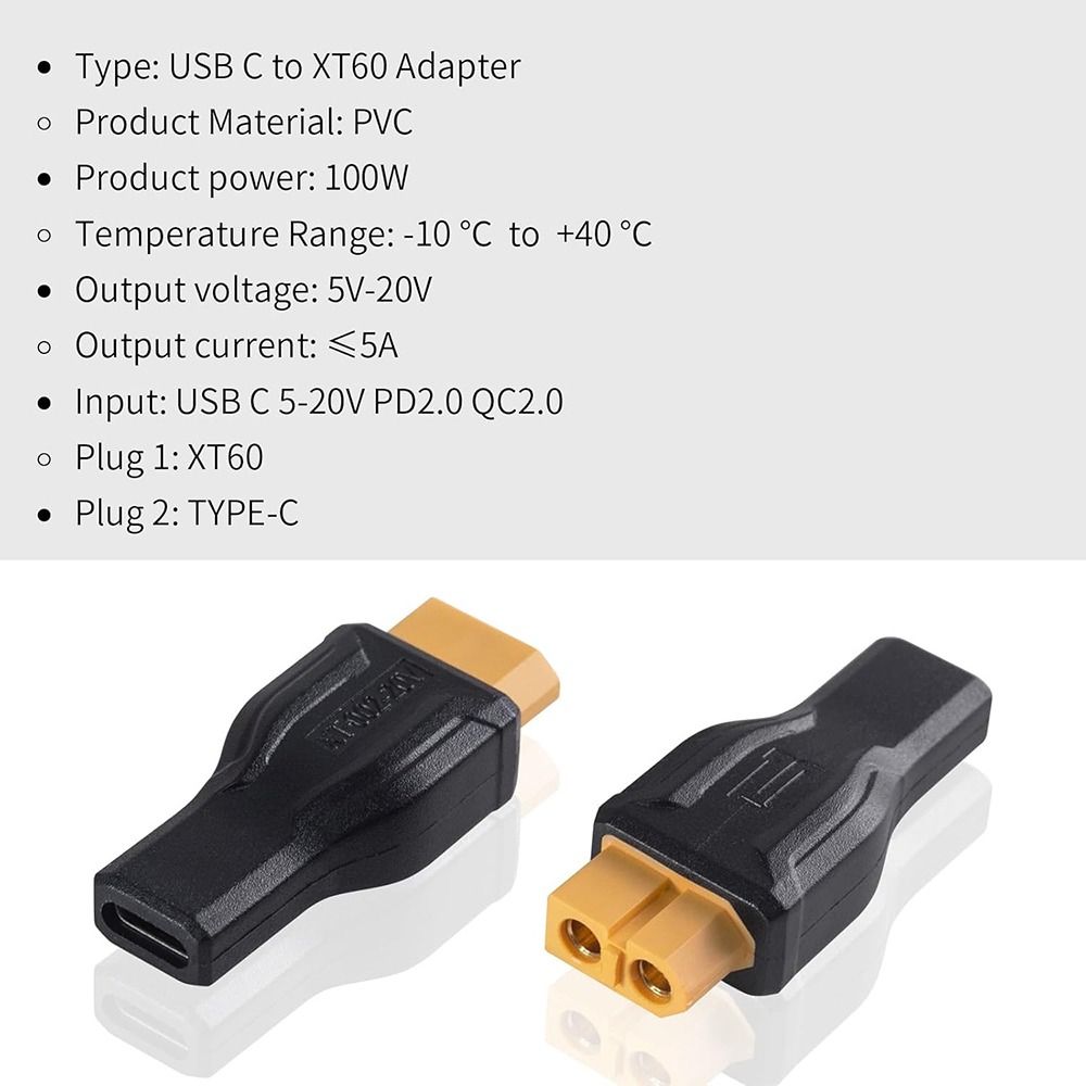 Adaptateur USB C vers XT60 552 - Outdoor Power Adapter Usb C avis et prix