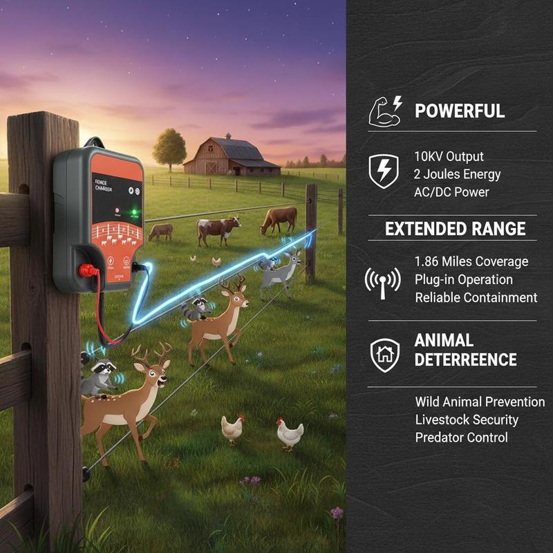 Électrificateur de bétail 10kV - Ac Outdoor Power avis et prix
